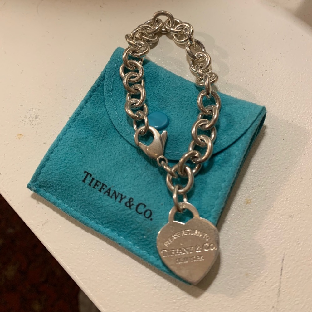 Return to Tiffany Heart tag charm bracelet